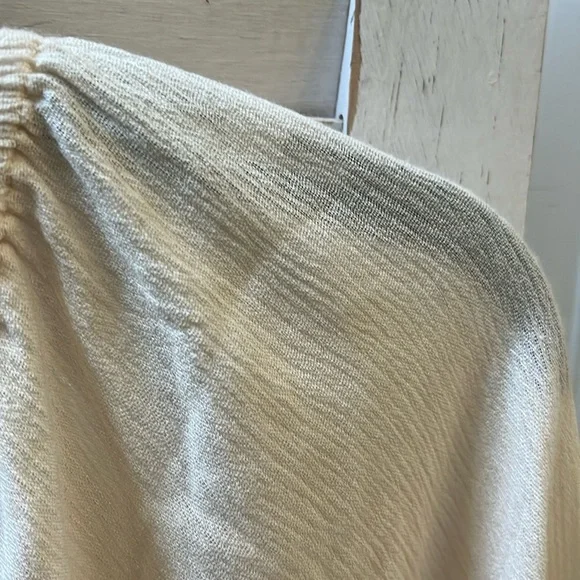 NWT/ Umgee Mid Length Bohemian Cream knee length flowy dress, all seasons! ❤️ - Picture 9 of 10